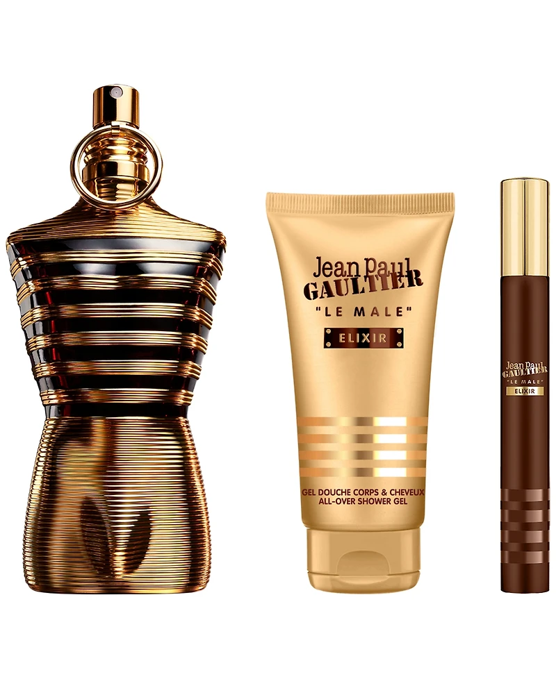 Jean Paul Gaultier 3-Pc. Le Male Elixir Parfum Gift Set