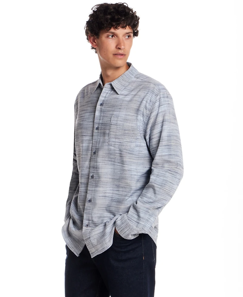 Weatherproof Vintage Men's Space Point Collar Shirt