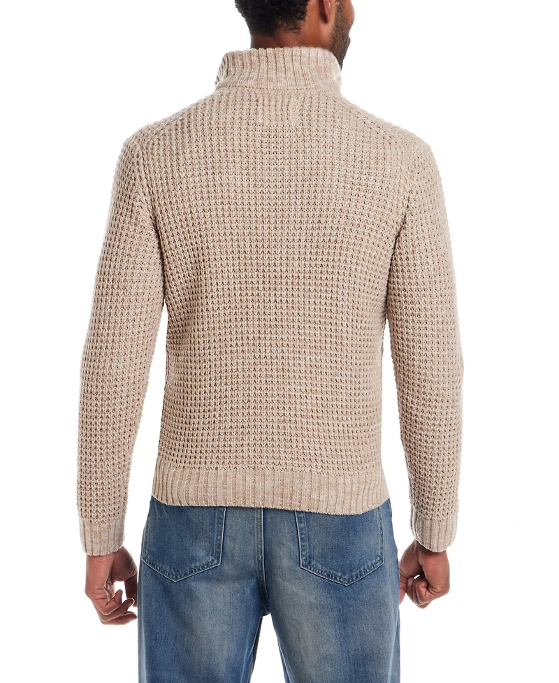Weatherproof Vintage Men's Textured Mock Neck Sweater