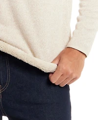 Weatherproof Vintage Men's Fleece Quarter Zip Sweater with Sherpa