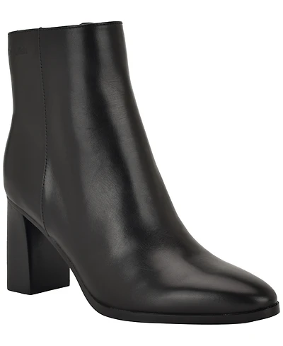 Calvin Klein Women's Dezzi High Block Heel Booties