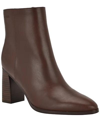 Calvin Klein Women's Dezzi High Block Heel Booties