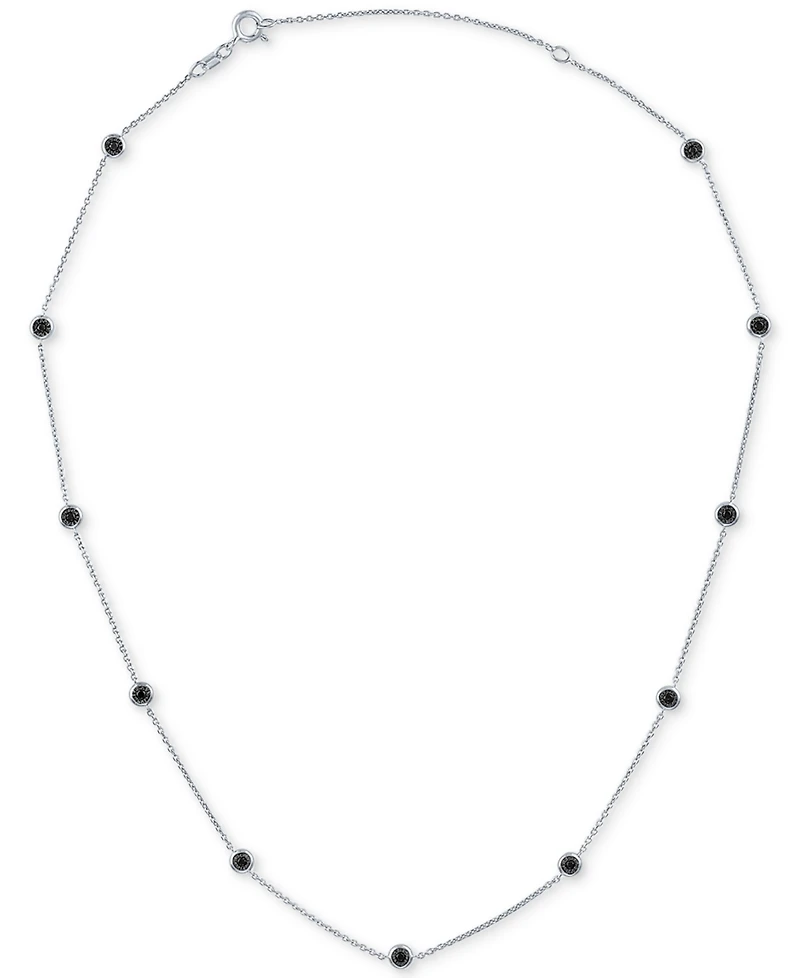 Macy's Diamond Necklace (1/4 ct. t.w.) in Sterling Silver