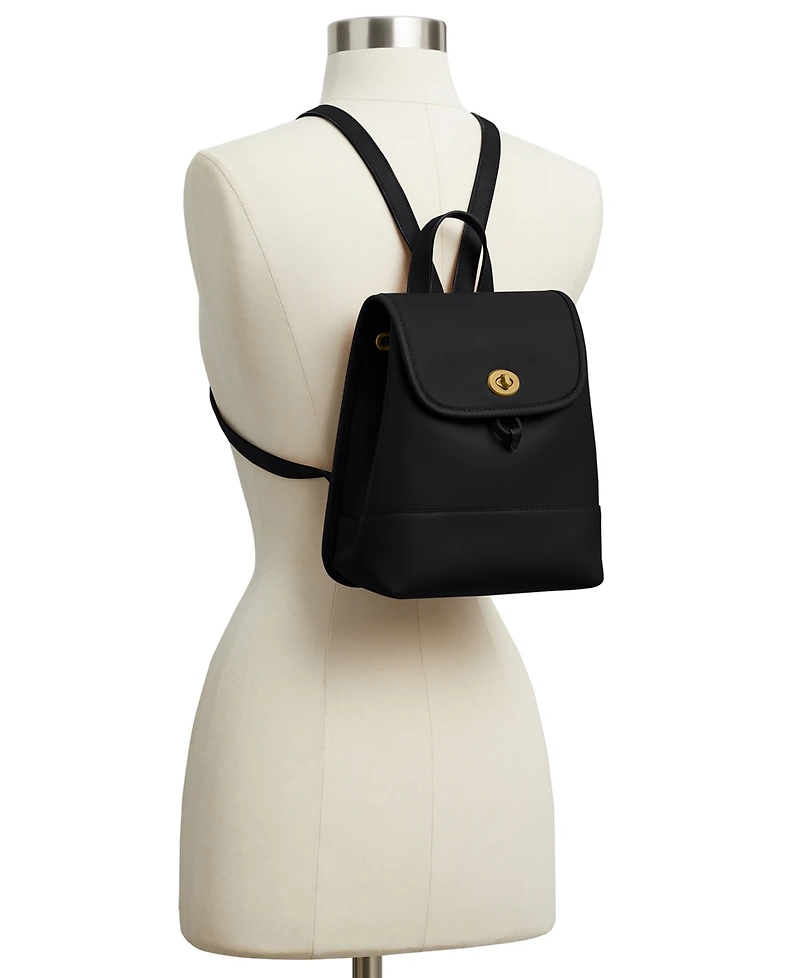 Coach Originals Glovetanned Leather Turnlock Backpack