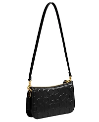 Coach Penn Signature Patent Leather Shoulder Bag