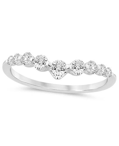 Macy's Diamond Band Ring (1/2 ct. t.w.) in 14K White Gold