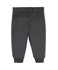 Gerber Baby Boys' 2-Piece Top & Joggers, Gray Arcon, 12 Months