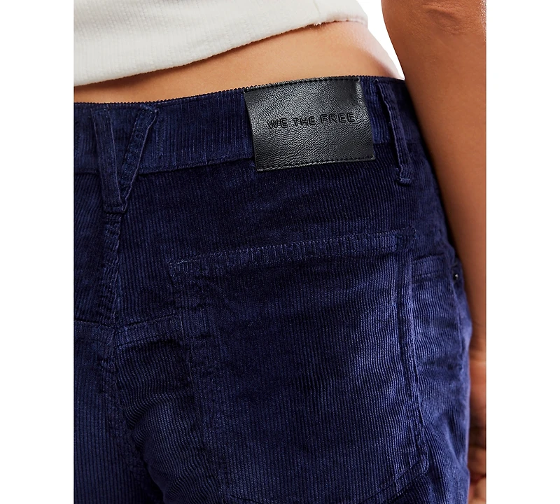 Free People Women's Deep Trance Cord Low Rise Jeans