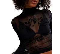 Free People Women's You Decide Floral Long Sleeve Top