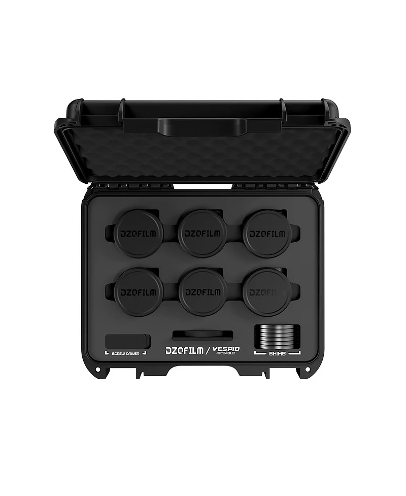 Dzofilm Vespid2 Prime Cinema 6-Lens Kit with 18mm, 24mm, 35mm, 50mm, 85mm, 105mm T1.9 Lens for Pl Mount