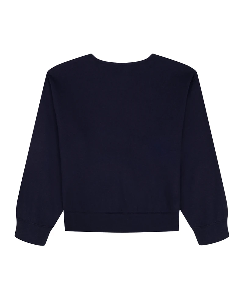 Tommy Hilfiger Girls 7-16 Raw Edge Sweatshirt