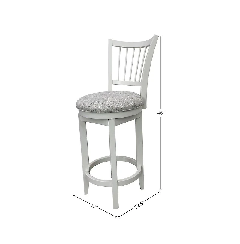 Parker House Furniture Parker House Americana Modern Dining Spindle Back Swivel Barstool