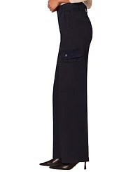 Democracy Petite "Ab" Solution Wide Leg Sky Rise Jeans