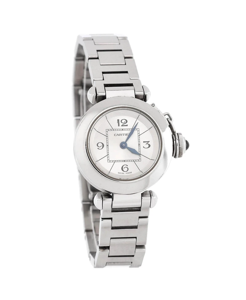 Pre-Owned Cartier Miss Pasha Quartz Watch in Stainless Steel 27mm