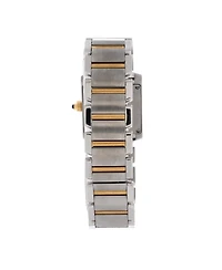 Pre-Owned Cartier Tank Francaise Quartz Watch in Stainless Steel and Gold 20mm