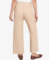 Ruby Rd. Petite Embroidered Stretch Pull-On Pants