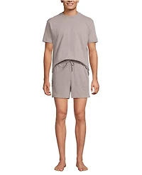 Lands' End Men's Short Sleeve Knit Jersey Sleep Set