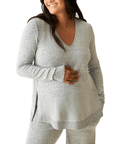 Kindred Bravely Maternity CozyKnit Nursing V-neck Top