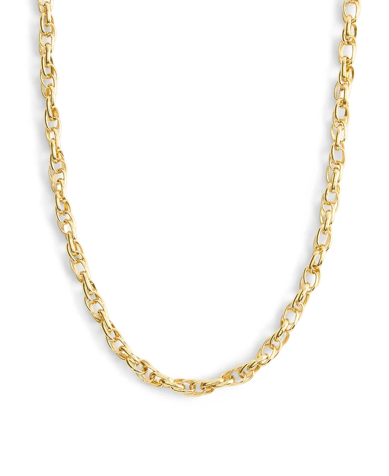 Coach Gold Plated Interlocking Collar Necklace