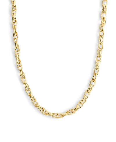 Coach Gold Plated Interlocking Collar Necklace