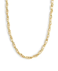 Coach Gold Plated Interlocking Collar Necklace