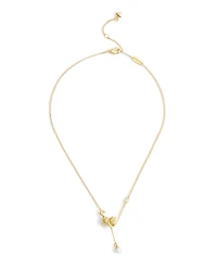 Coach Gold Plated Signature Cat Pendant Necklace