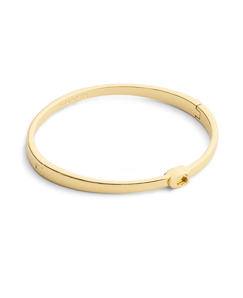 Coach Minimal Hinged Bangle Bracelets