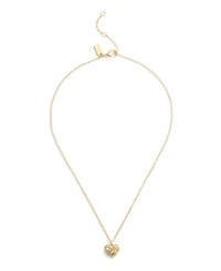 Coach Gold Plated Pave Heart Jewelry Set