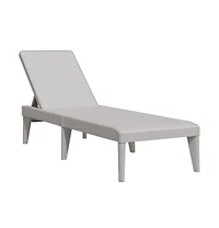 Sun Lounger Grey Polypropylene Standard Foldable Sun Lounger