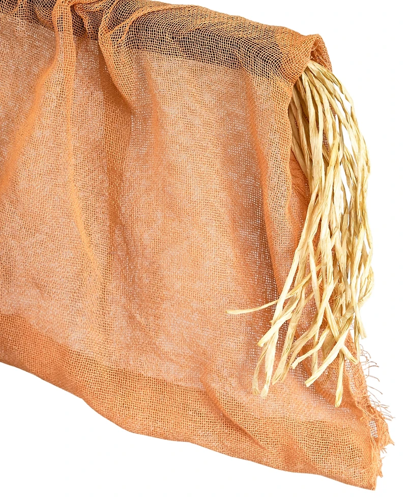 6' Animated Jack-o'-Lantern Scarecrow Halloween Decoration