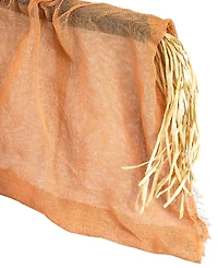 6' Animated Jack-o'-Lantern Scarecrow Halloween Decoration
