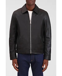 Bagatelle Homme Men's Genuine Leather Zip Front Jacket