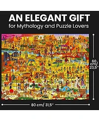 Quokka 1000 Piece Puzzle for Adults Ancient Myths and Legends with Secret Tasks & Audio Story