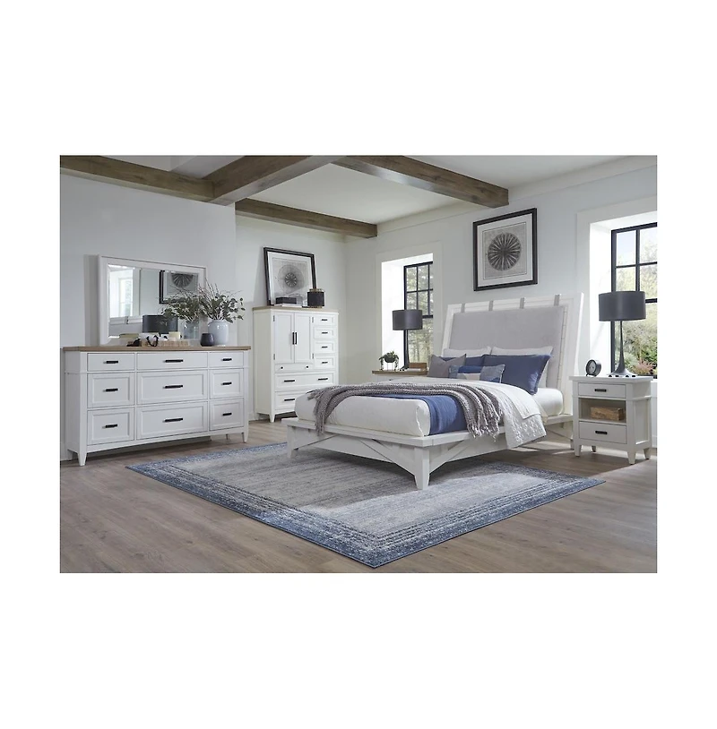 Parker House Furniture Parker House Americana Modern Bedroom 2 Drawer Nightstand