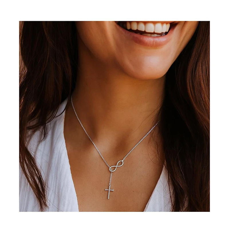 Infinity Cross Necklace