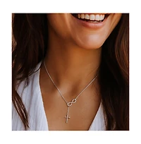 Infinity Cross Necklace