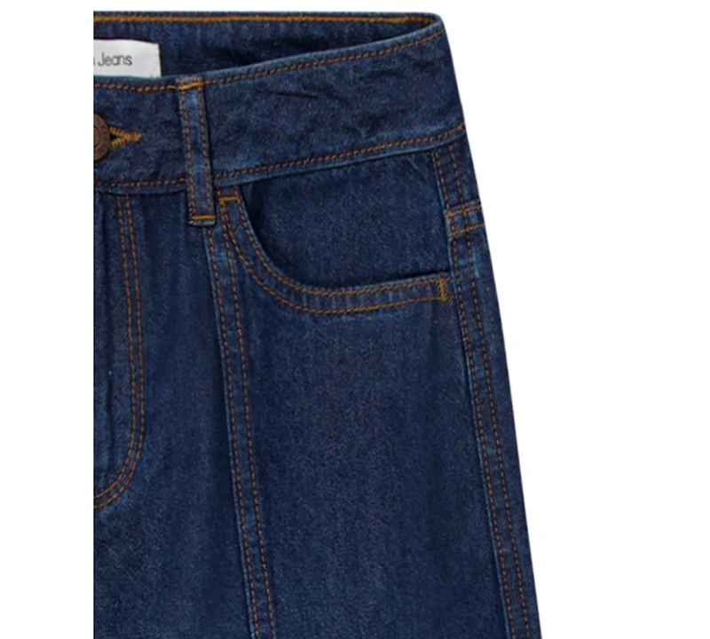 Calvin Klein Girls 7-16 Wide-Leg Denim Jeans