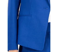Le Suit Women's Notch-Lapel Mid-Rise Pantsuit