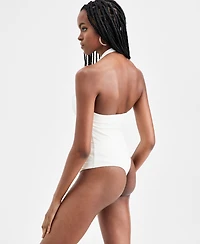 Bar Iii Women's Second Skin Halter Bodysuit, Macy's Exclusive