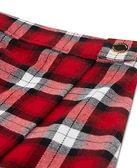 abercrombie kids Girls 5-18 Plaid Print Wrap Skort