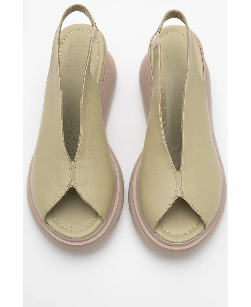 Forever & Always Shoes Sam Leather Platform Sandal (Women)