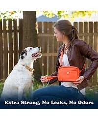 Compo Dog Poop Bags, 180 Bags, Poppy Orange