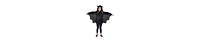 Dress Up America Kids Black Bat Jumpsuit Costume