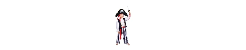 Dress Up America Pirate Boy Costume Set - Toddlers Boys & Girls