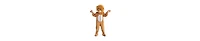 Dress Up America Lion Jumpsuit & Head Mask Mascot Costume - Kids Girls Boys