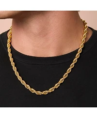 Lucky Brand Mens Gold-Tone Rope Chain Necklace - 22'' Chain