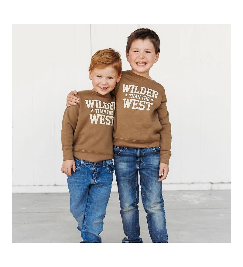 Sweet Wink Toddler Boys Wilder Than The West Sweatshirt