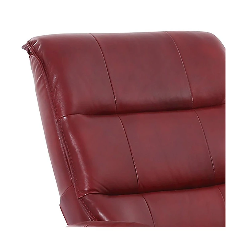 Parker Living Knight - Rouge Manual Reclining Swivel Chair and Ottoman