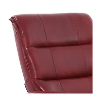 Parker Living Knight - Rouge Manual Reclining Swivel Chair and Ottoman