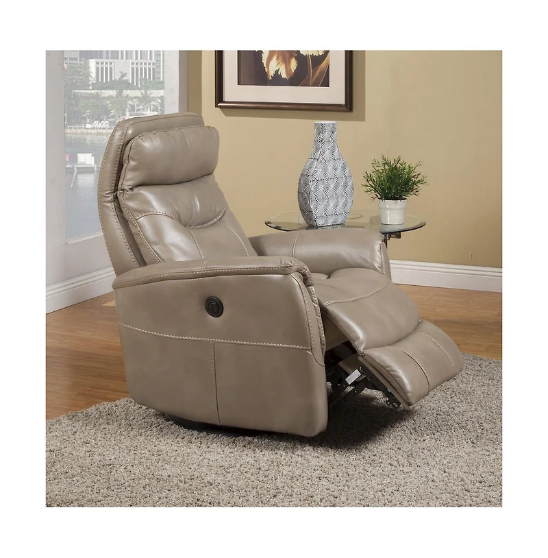 Parker Living Gemini - Linen Power Swivel Glider Recliner Two Pack